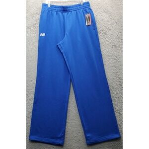 New‎ Balance Sweatpants Mens Size XL Blue Polyester Winter Elastic Waist Pull On